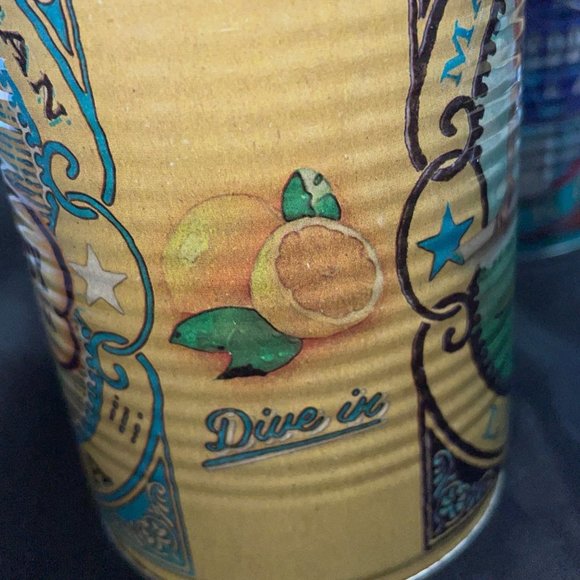 DEEP Eddy Vodka & Lemon Infused Vodka Tin Can Cups Set of 4 Collectible - Picture 7 of 11